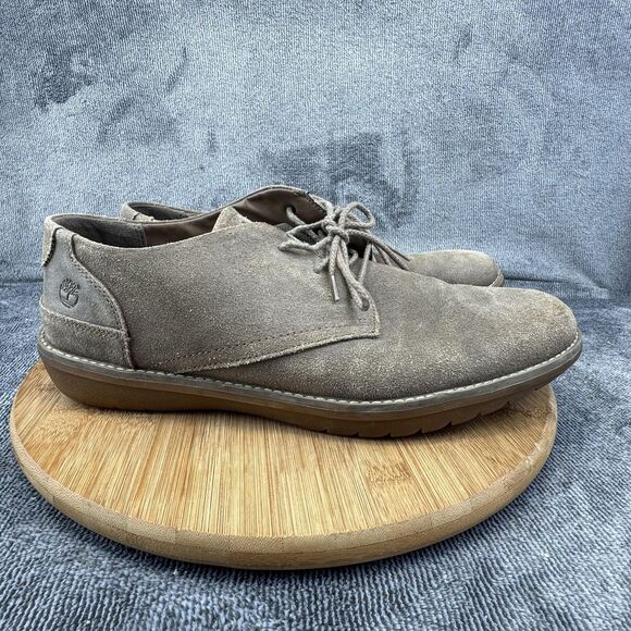 Timberland Shoes Mens Size 11.5 Brown Suede Chukka Oxford Casual Comfort Lace Up main image 9
